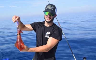 Guía paso a paso: Cómo preparar tus cañas para la pesca del calamar desde embarcación.